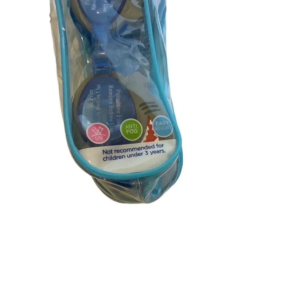 Stephen Joseph Kids Swim Goggles With‎ Shark Design Protective Film Antifog NEW